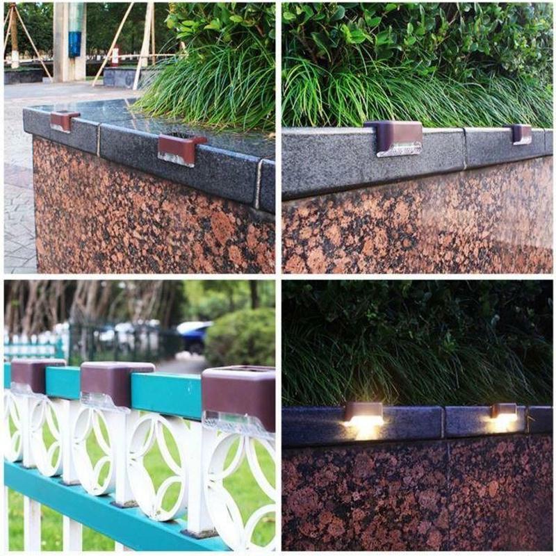 Pathora | (4 Pieces) Simple Solar Light for Steps & Pathways