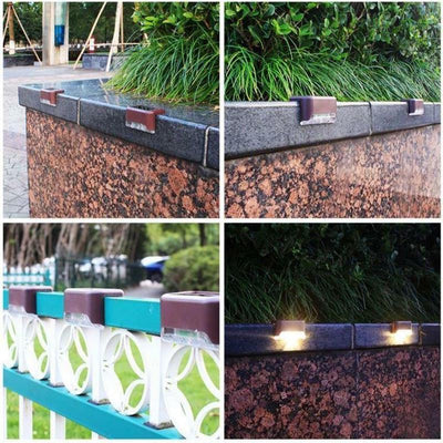 Pathora | (4 Pieces) Simple Solar Light for Steps & Pathways