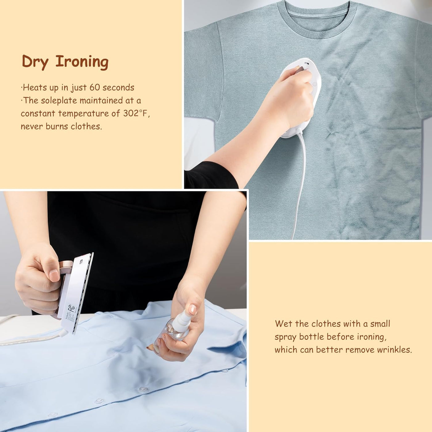 IronLite™ – Wrinkles gone, anywhere.