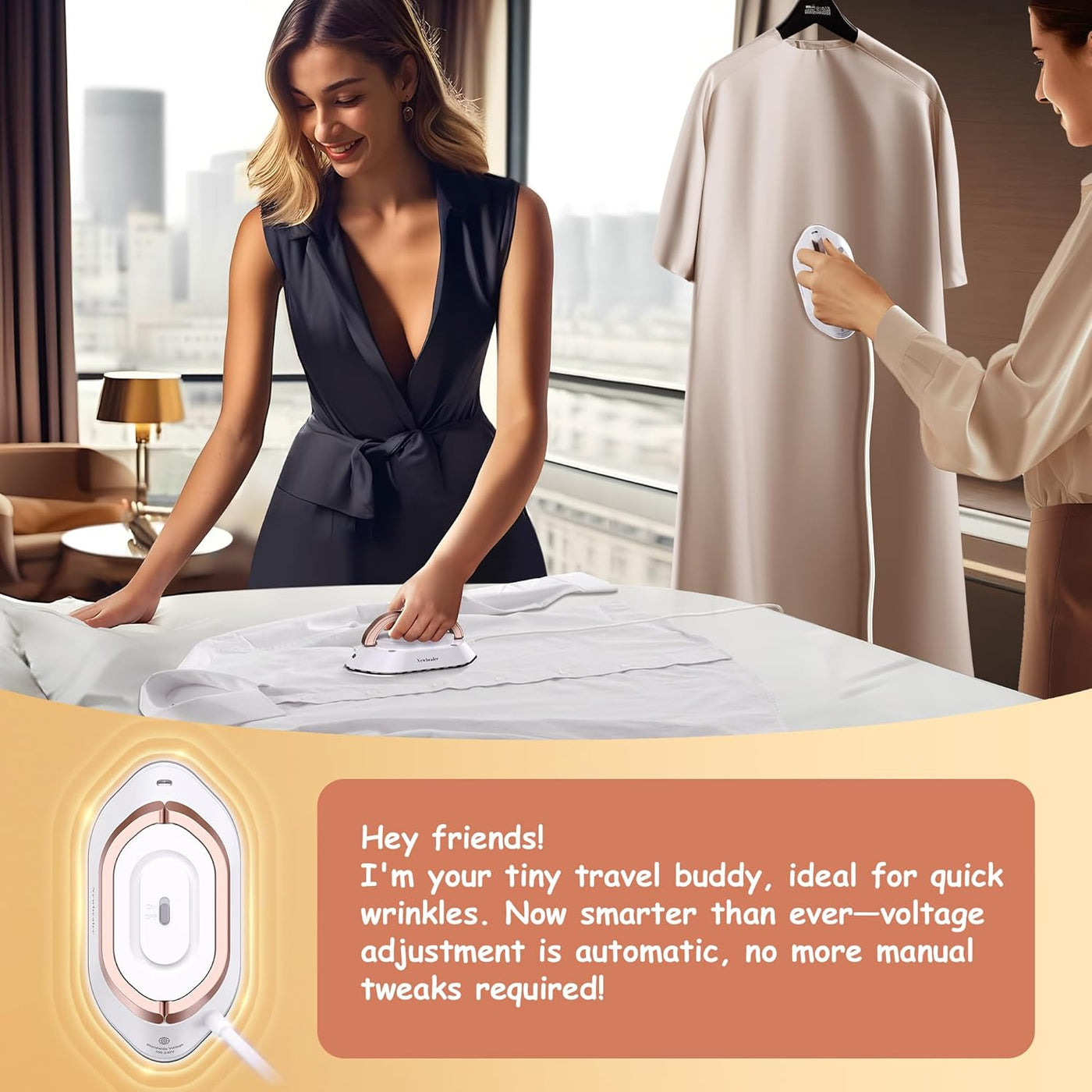 IronLite™ – Wrinkles gone, anywhere.