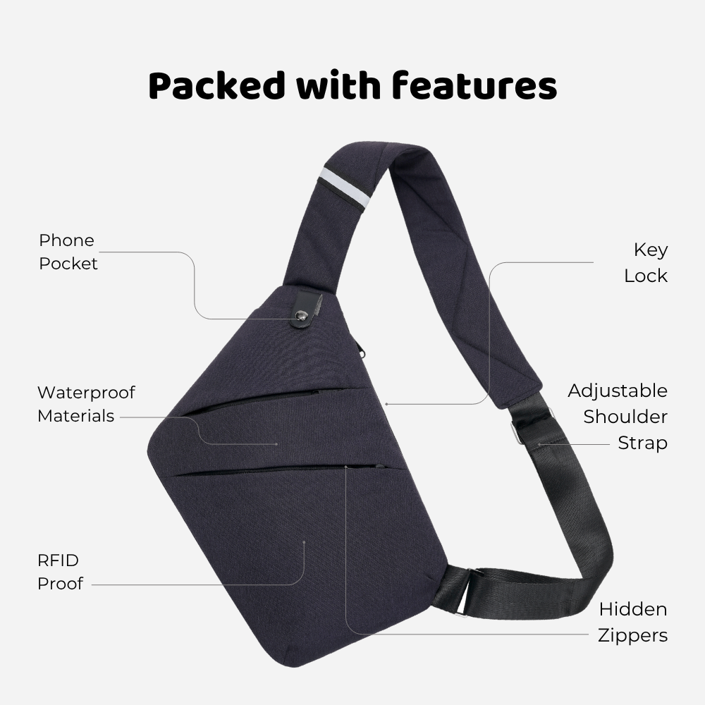 Anti-Theft Crossbody Bag