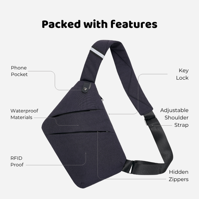 Anti-Theft Crossbody Bag