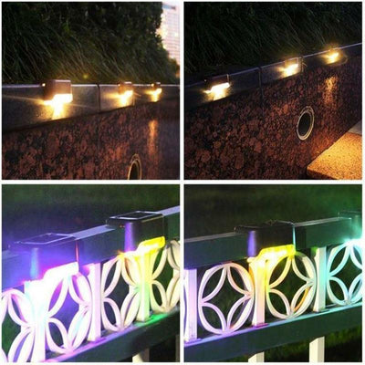 Pathora | (4 Pieces) Simple Solar Light for Steps & Pathways