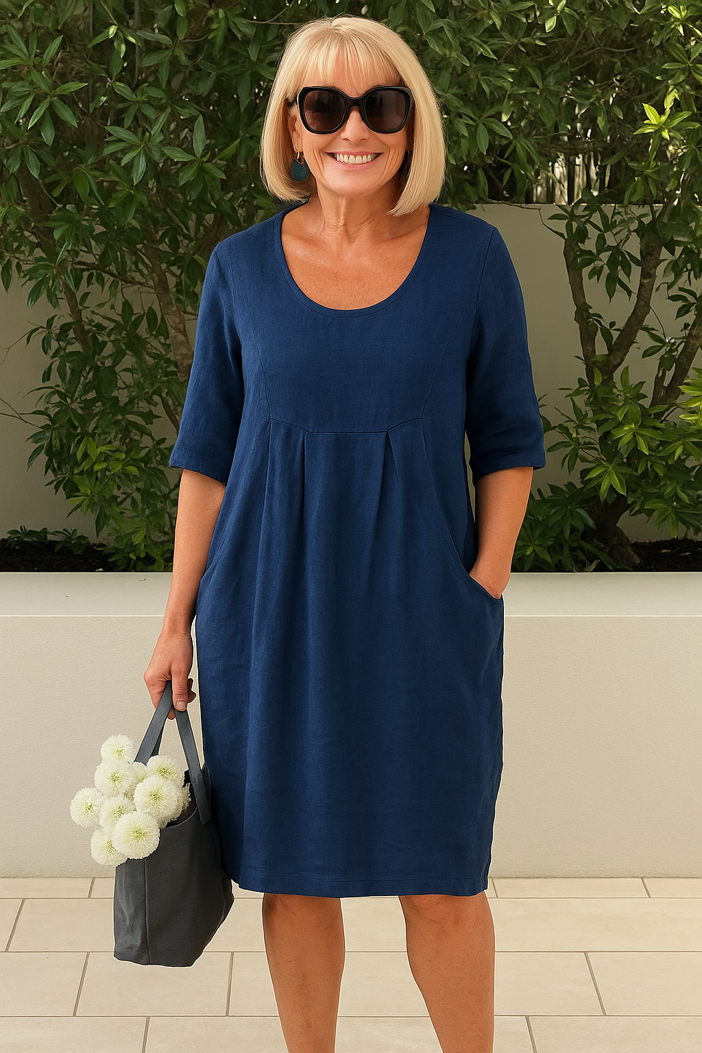 Everyday Linen Pocket Dress