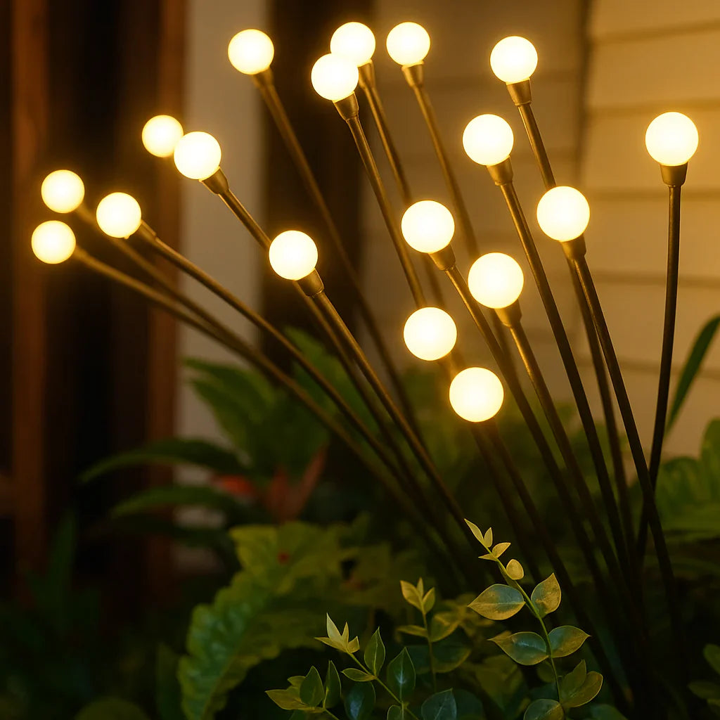 Lucibee Solar Garden Light | Wireless LED Outdoor Lighting | Warm White & Multicolor