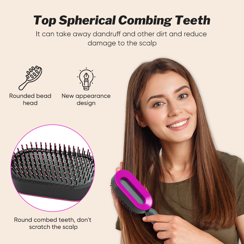 LushBrush™ – No more pulling out trapped hair.