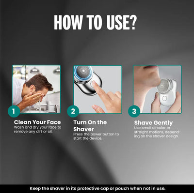 AeroSilk™ Shaver — “Silk-smooth skin, anytime, anywhere