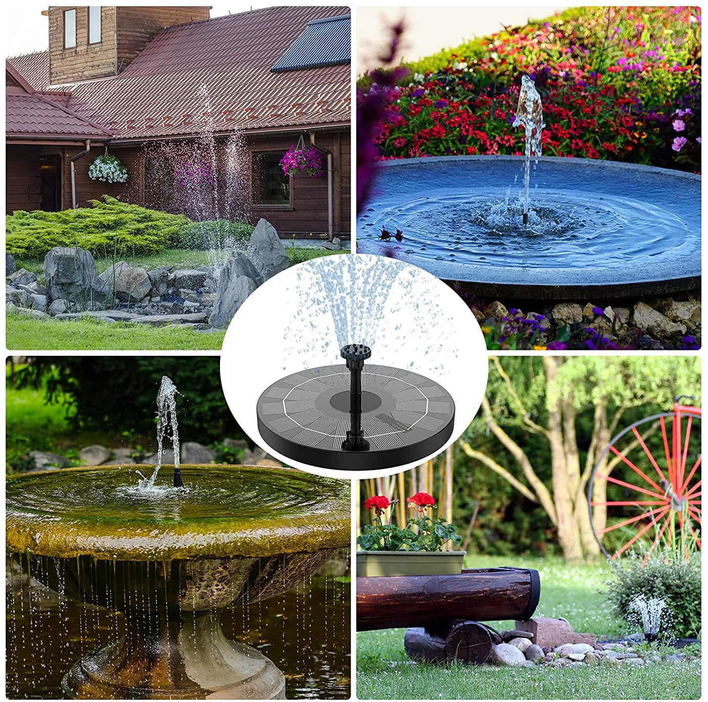 SunSpout™ – The Solar Fountain for Birds and Your Garden