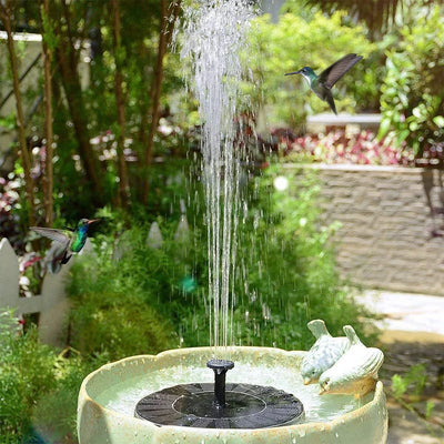 SunSpout™ – The Solar Fountain for Birds and Your Garden