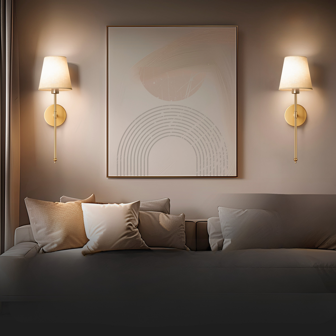 Virella Wall Lamp | Wireless Rechargeable Wall Light with Remote | Indoor Lighting