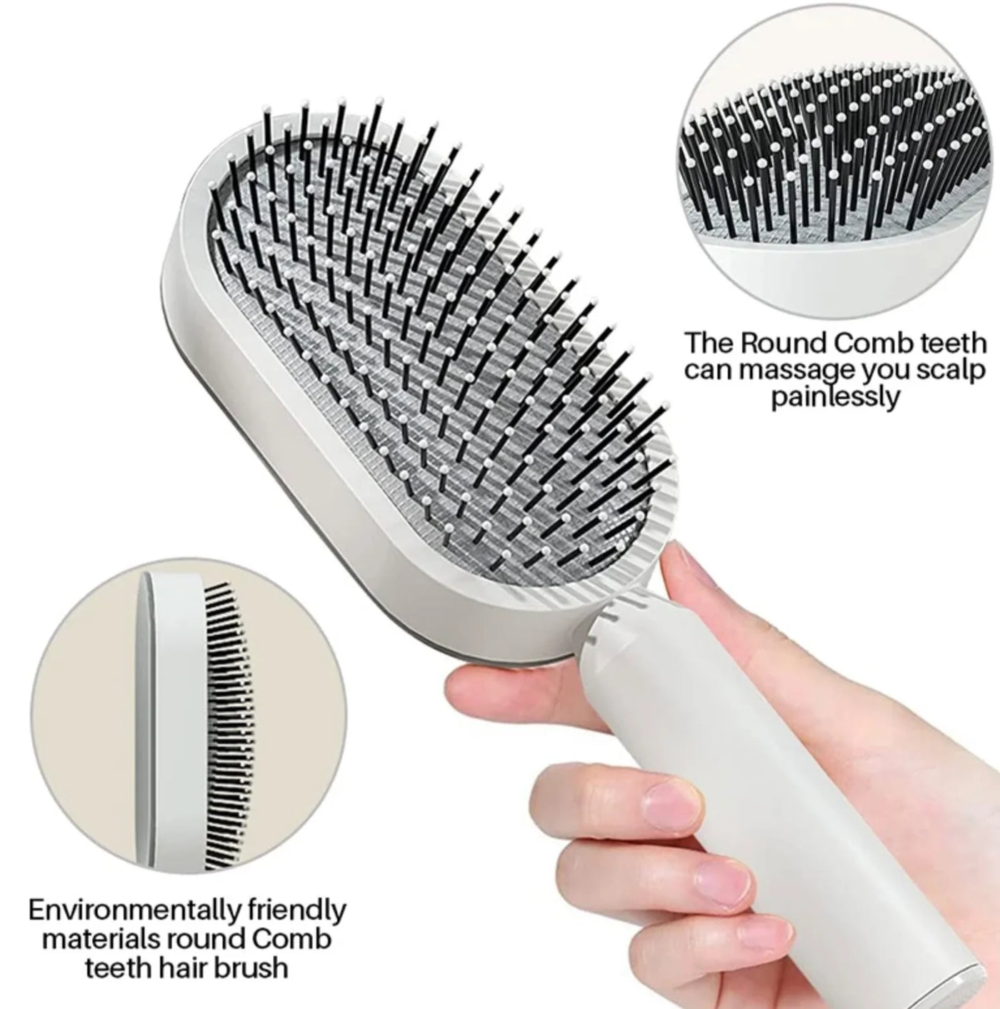 LushBrush™ – No more pulling out trapped hair.