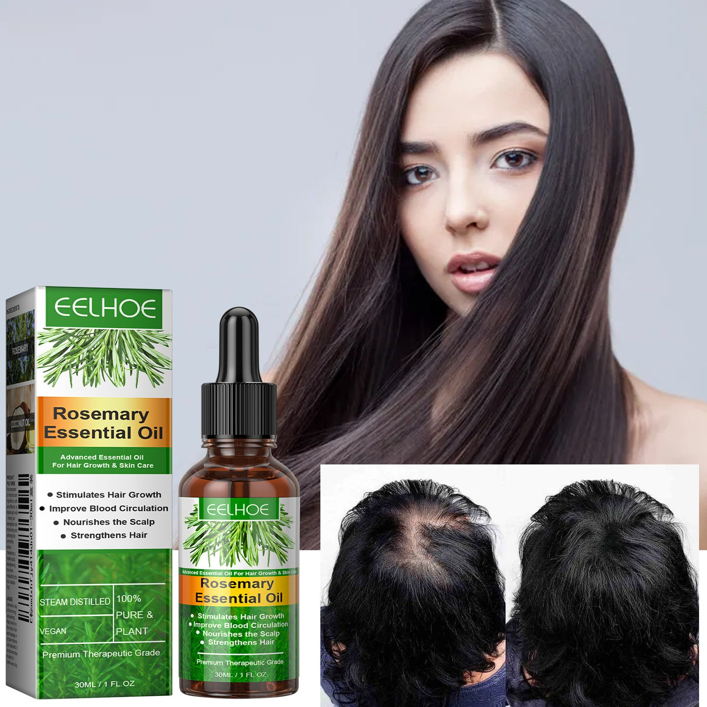 BluumBrush™ 4-in-1 Brush + Limited Free Hair Growth Oil.