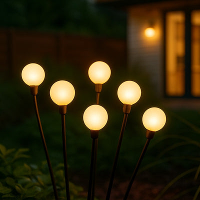 Lucibee Solar Garden Light | Wireless LED Outdoor Lighting | Warm White & Multicolor