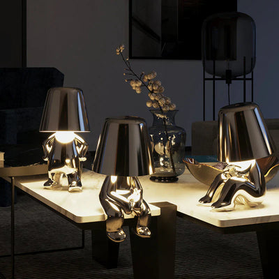 Raymi Table Lamp | Wireless Dimmable LED Accent Light | Playful Scandinavian Design