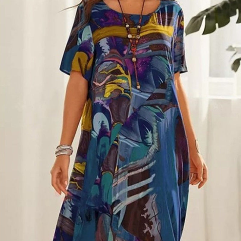Elegant Tropical Breeze Dress