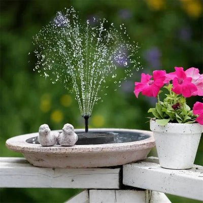 SunSpout™ – The Solar Fountain for Birds and Your Garden